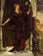Laura Theresa Alma-Tadema Not at Home Sir Lawrence Alma Germany oil painting artist